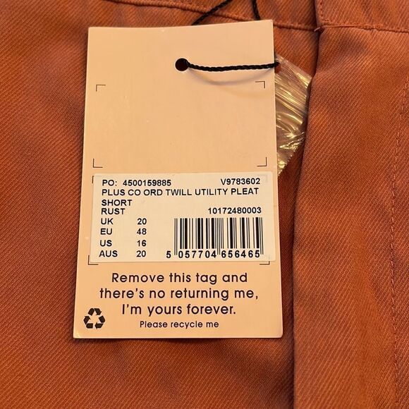 MISSGUIDED *NWT* Twill Utility Shorts - Picture 4 of 12